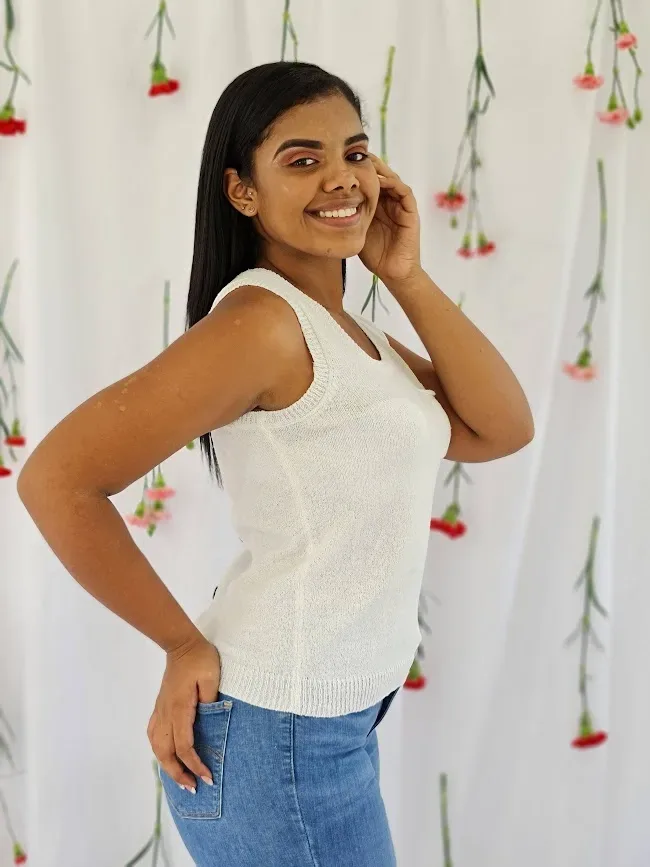 Blusa para dama color blanco