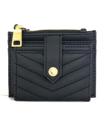 Tarjetero Steve Madden para dama color negro