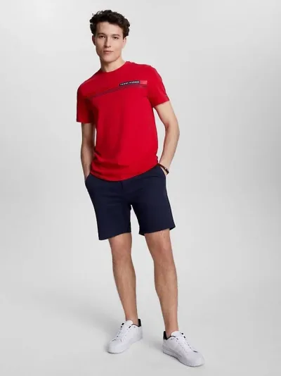 Camiseta Tommy Hilfiger para caballero color rojo