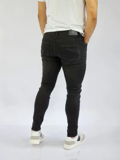 Jeans negro para caballero CH-RO-248B