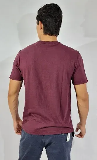Camiseta American Eagle para caballero color vino