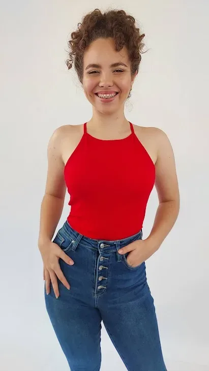 Blusa para dama color rojo
