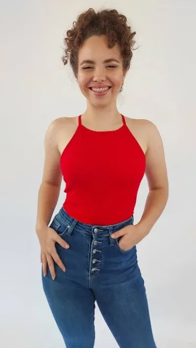Blusa para dama color rojo
