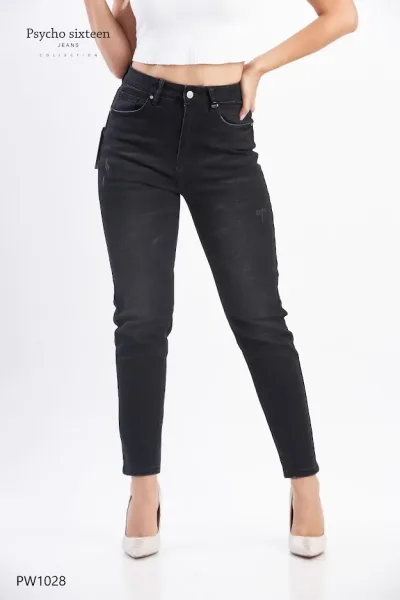 Jeans PSYCHO SIXTEEN para dama Mom jeans high rise PW1028