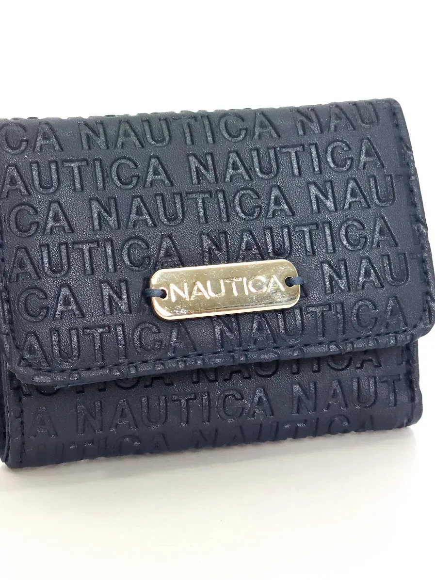 Cartera Nautica para dama color azul oscuro