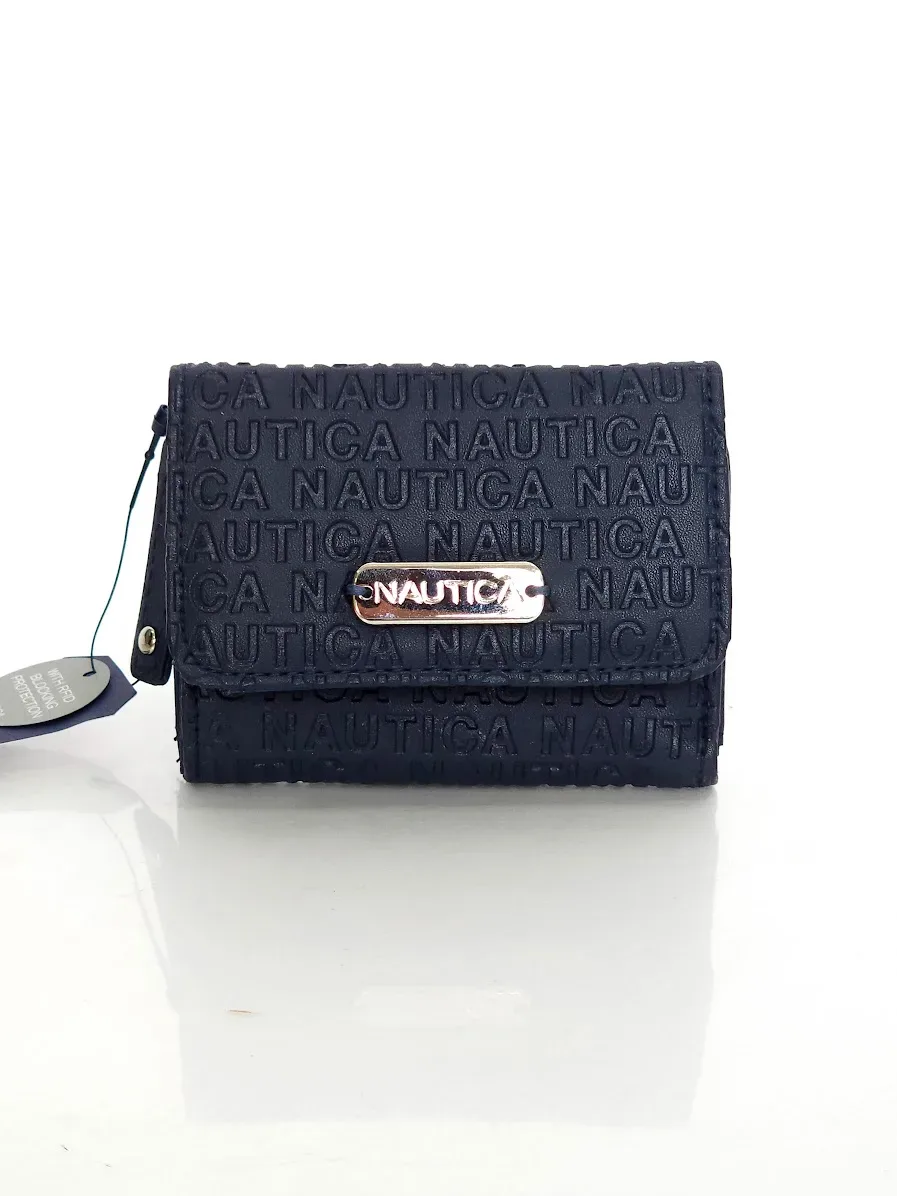 Cartera Nautica para dama color azul oscuro