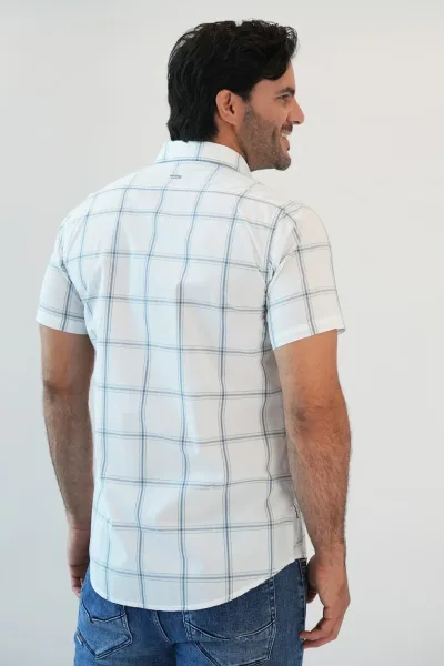 Camisa Hummer para caballero Diseño a cuadros