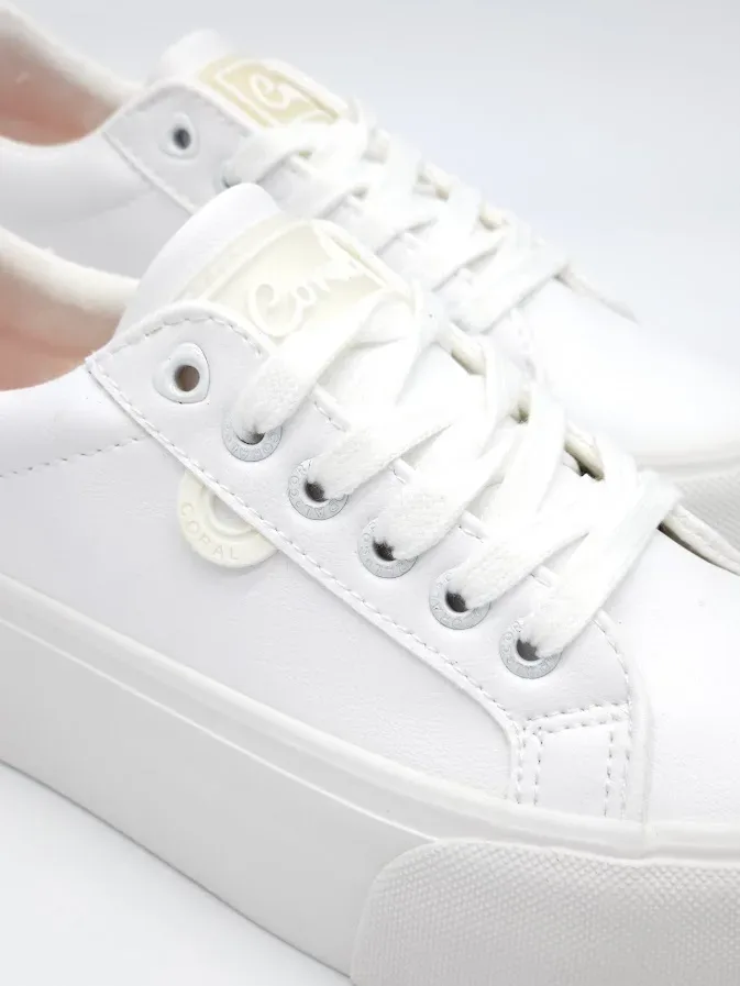 Tenis Coral para dama Mamba 2 color blanco