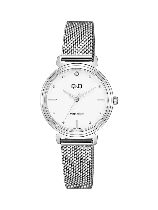 Reloj Q&Q para dama Q27B-001PY COLOR PLATEADO