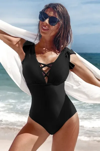 Vestido de baño para dama color negro