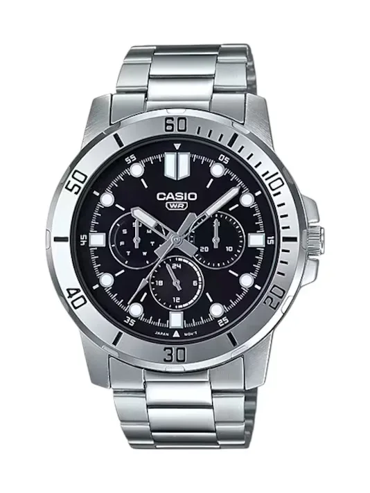 Reloj Casio para caballero MTP-VD300D-1EUDF COLOR PLATEADO