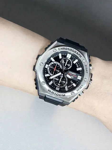 Reloj Casio para caballero MWA-300H-1AVDF COLOR NEGRO