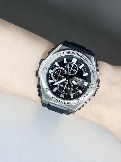Reloj Casio para caballero MWA-300H-1AVDF COLOR NEGRO