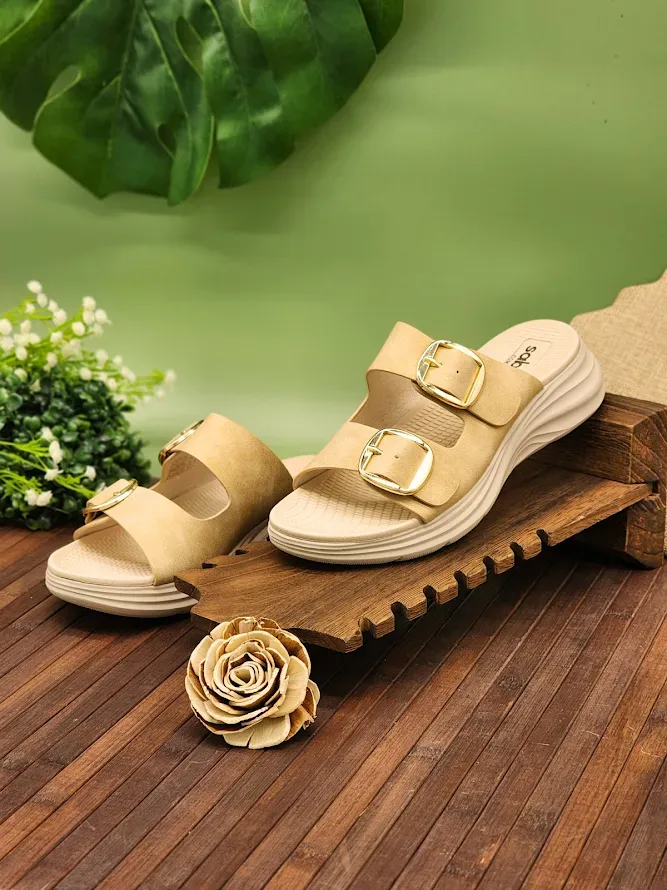 Sandalias sabata para dama loren-2514 beige