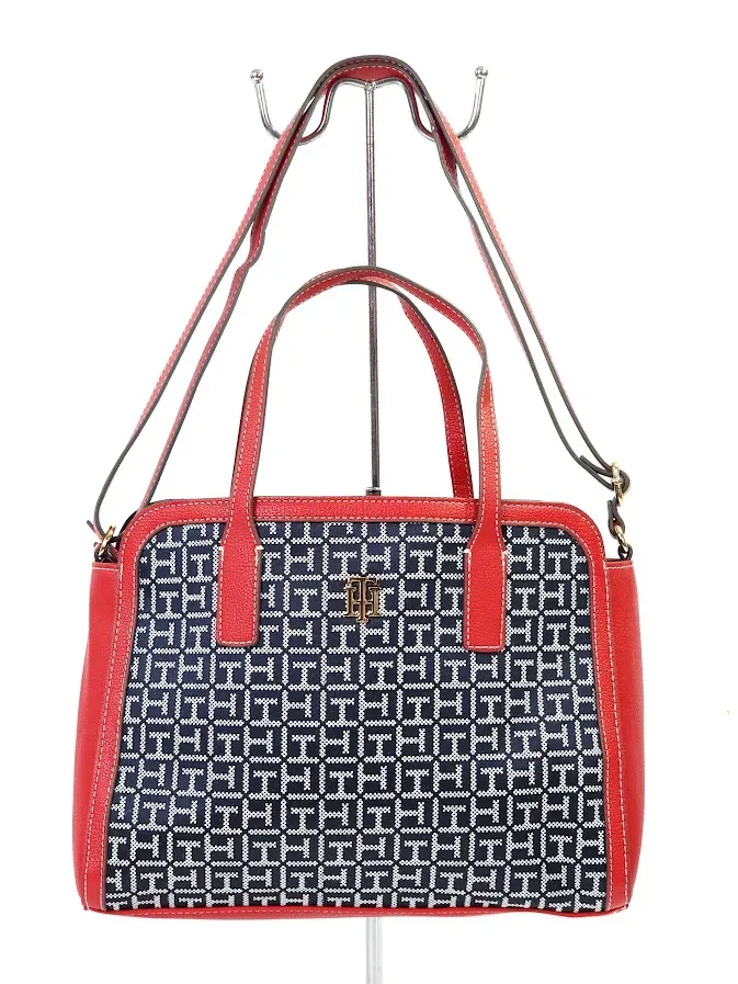 Bolso Tommy Hilfiger para dama color azul y rojo