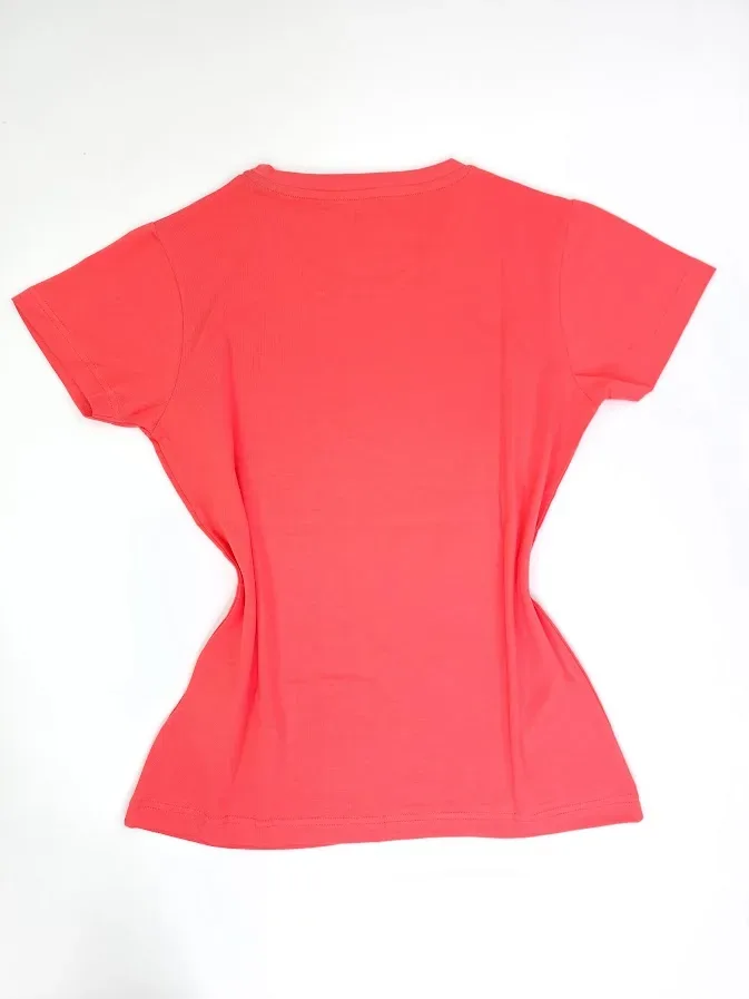 Camiseta Polo cambrige para dama color Coral