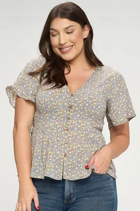 Blusa para dama diseño floral