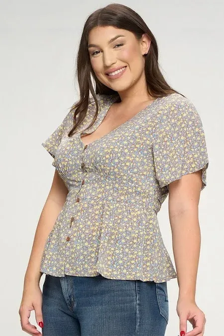 Blusa para dama diseño floral