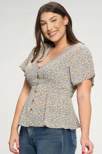 Blusa para dama diseño floral