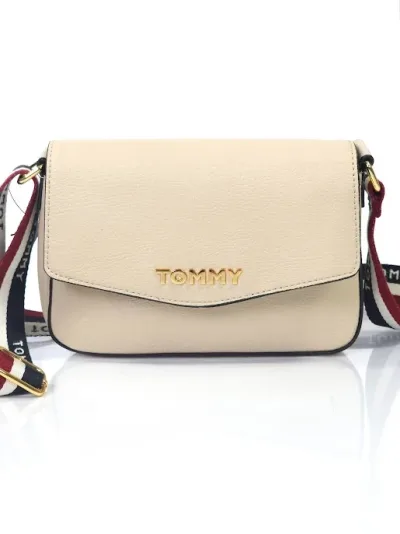 Bolso Tommt Hilfiger para dama color beige