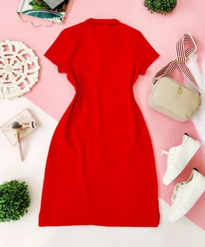 VestidoTommy Hilfiger para dama color rojo