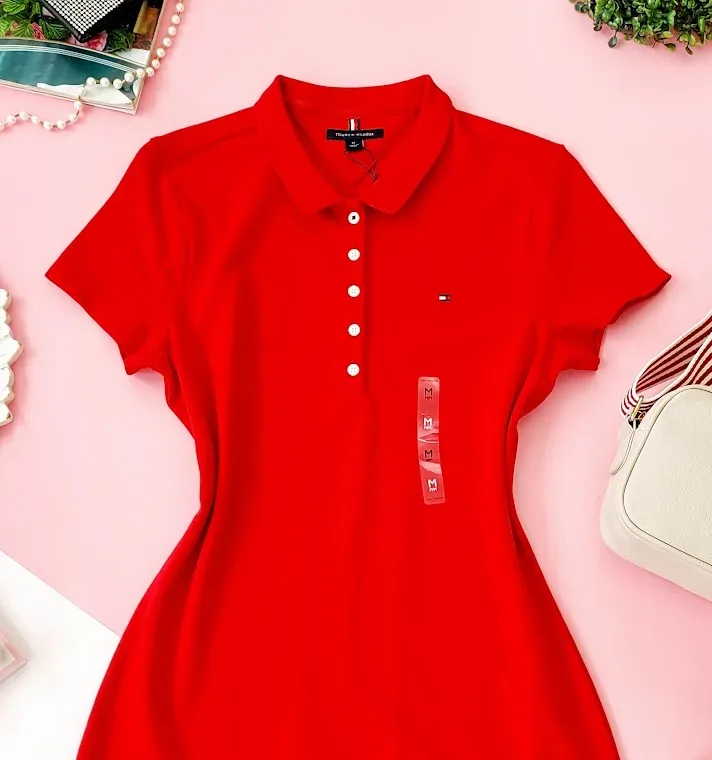 VestidoTommy Hilfiger para dama color rojo