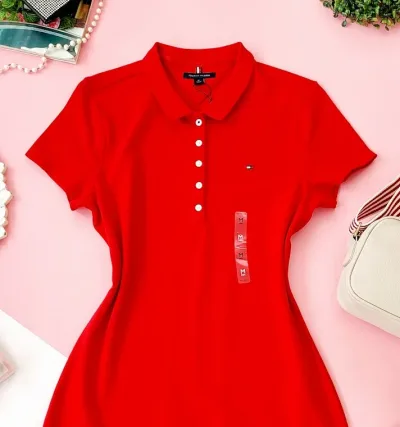VestidoTommy Hilfiger para dama color rojo