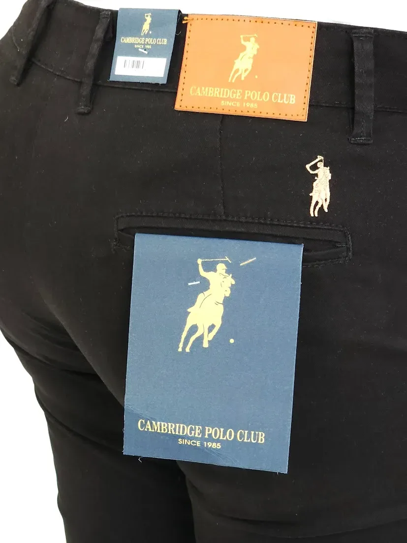 Pantalón Cambrige Polo Club para caballero color negro