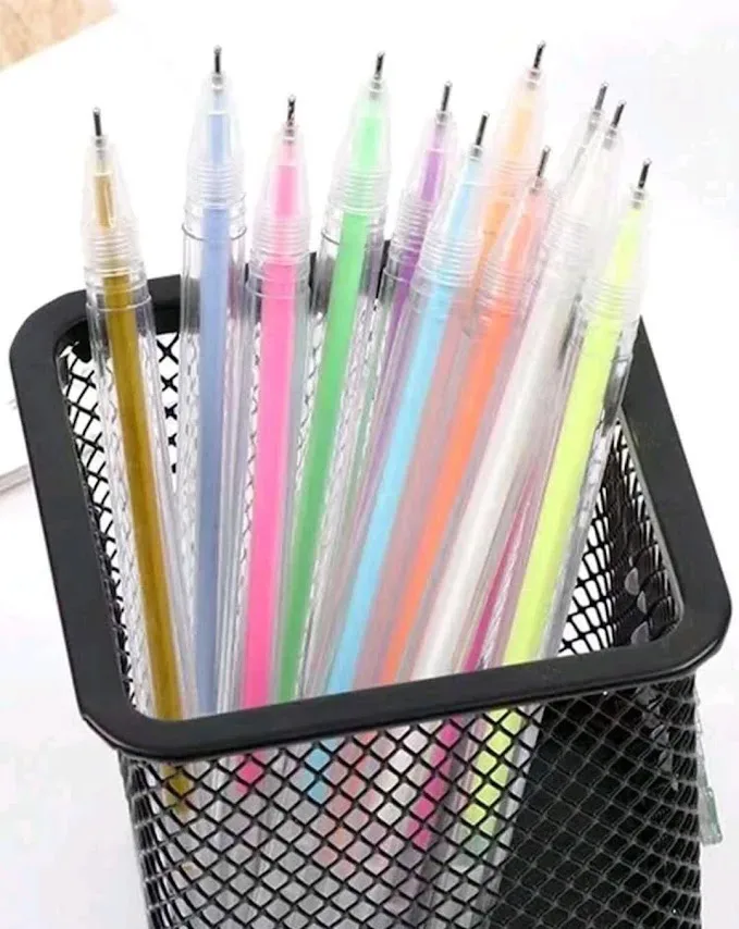 12 piezas de boligrafo de gel multicolor