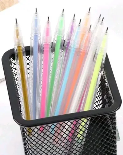 12 piezas de boligrafo de gel multicolor