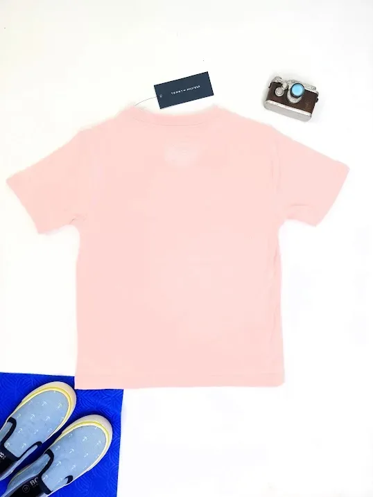 Camiseta Tommy Hilfiger para muchacho color rosa