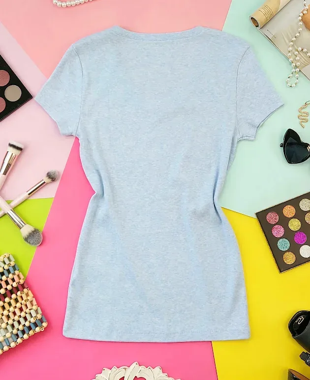 Blusa Tommy Hilfiger para dama color celeste