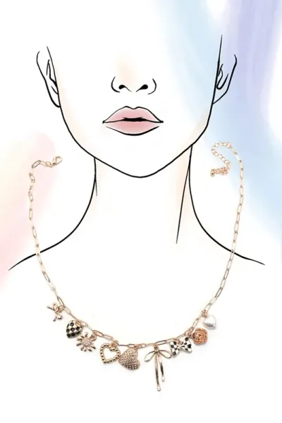Collar para dama- Fantasía fina- 80N91685GOLD
