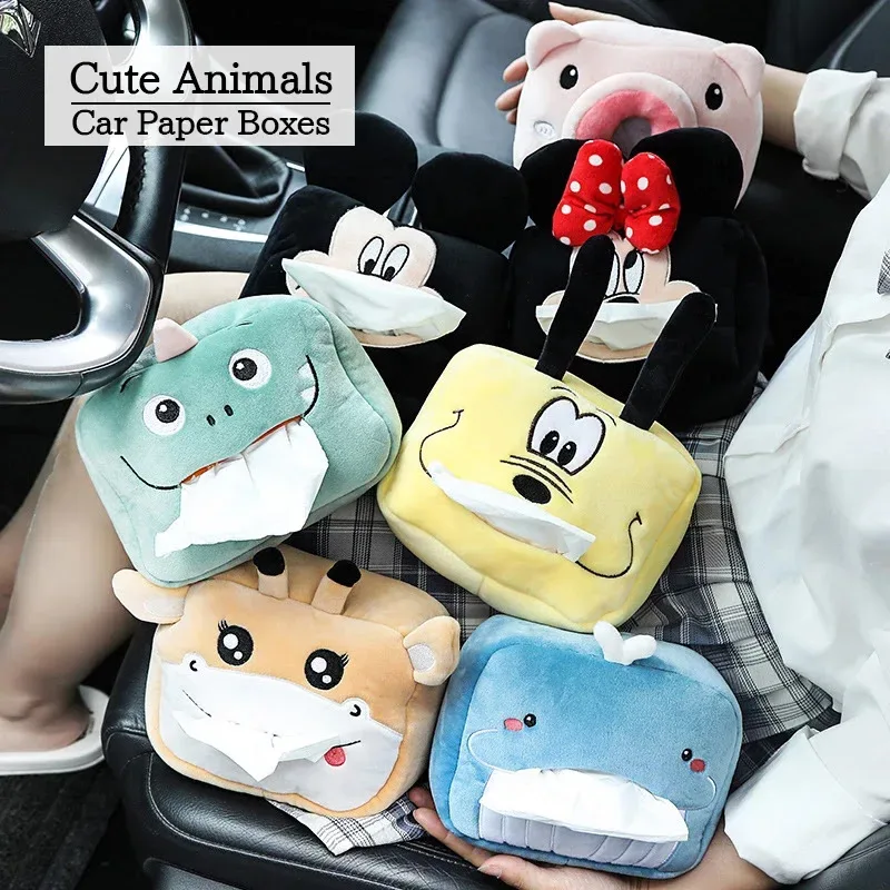 Funda para Caja de Pañuelos con Cara de Dragón