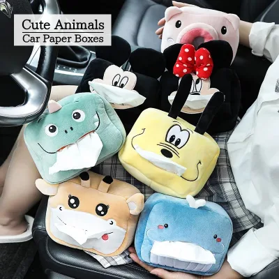 Funda para Caja de Pañuelos con Cara de Dragón