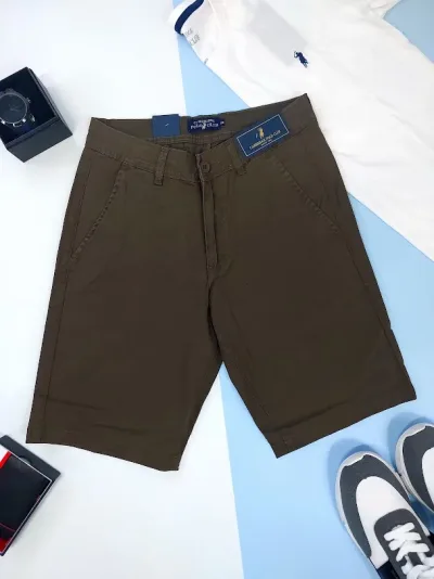 Short Cambridge Polo Club para caballero  color  verde  musgo