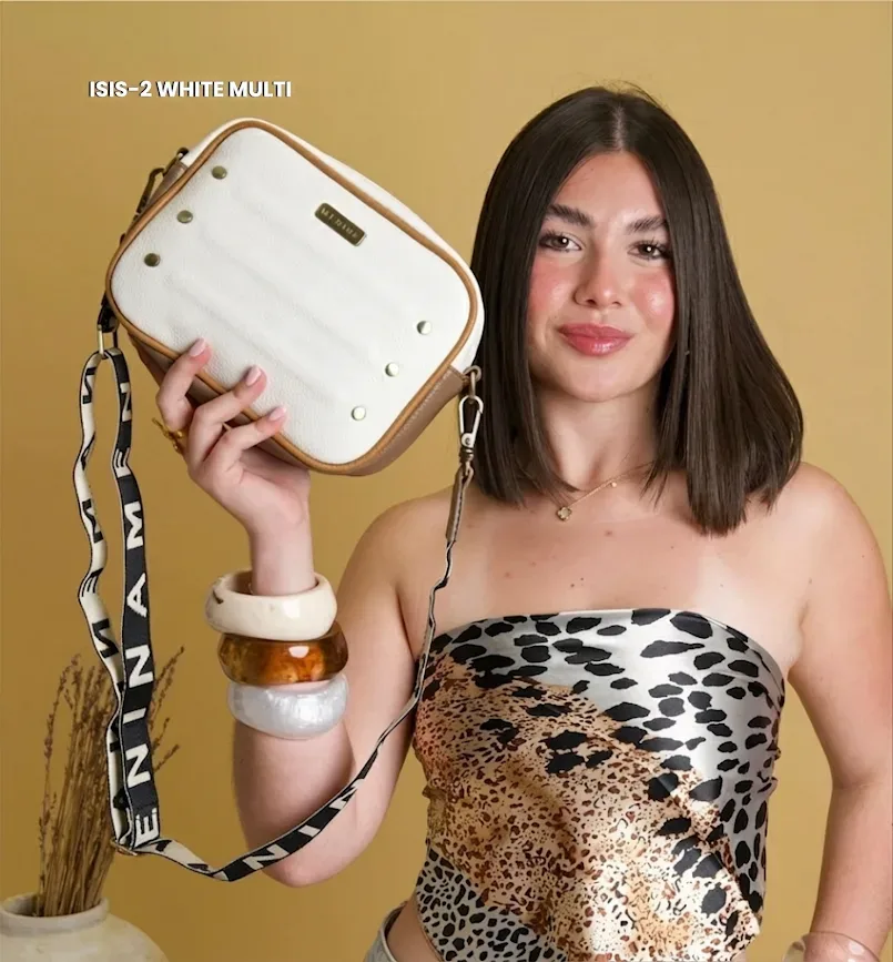 Bolso Menina para dama ISIS-2 WHITE MULTI