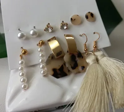 Set de aretes para dama de fantasía