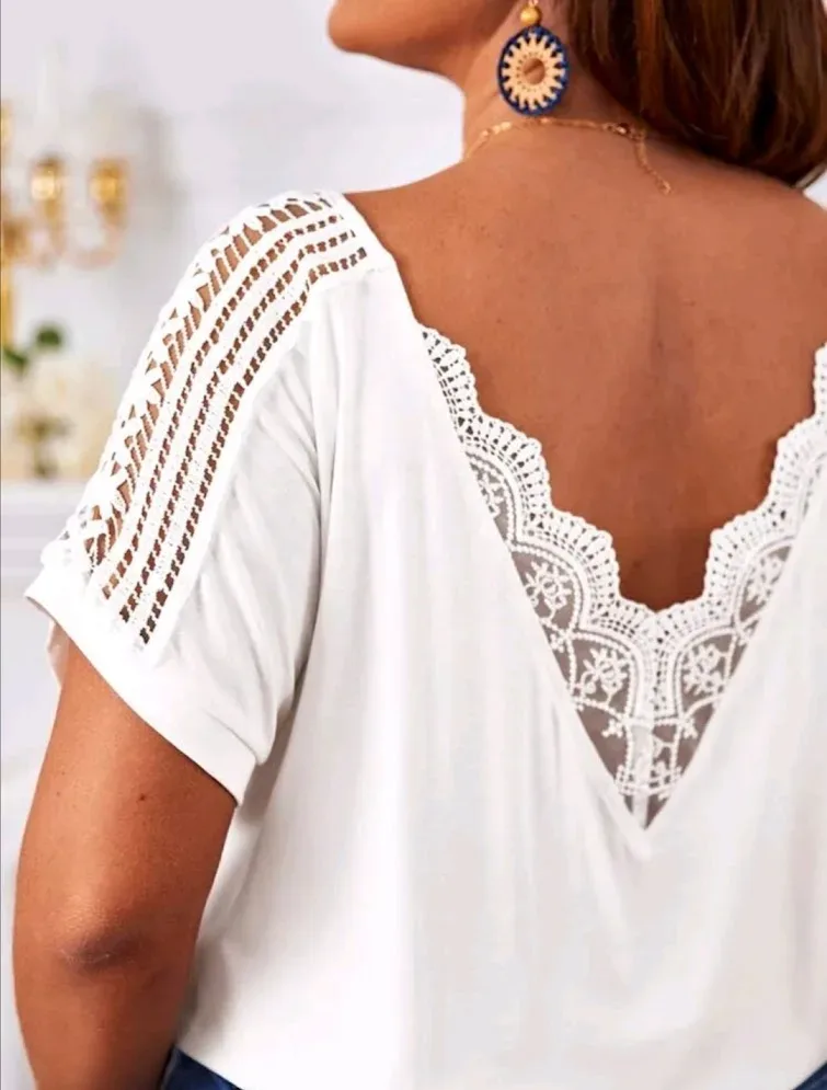 Blusa para dama color blanco