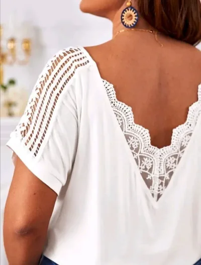 Blusa para dama color blanco