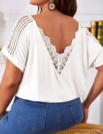 Blusa para dama color blanco