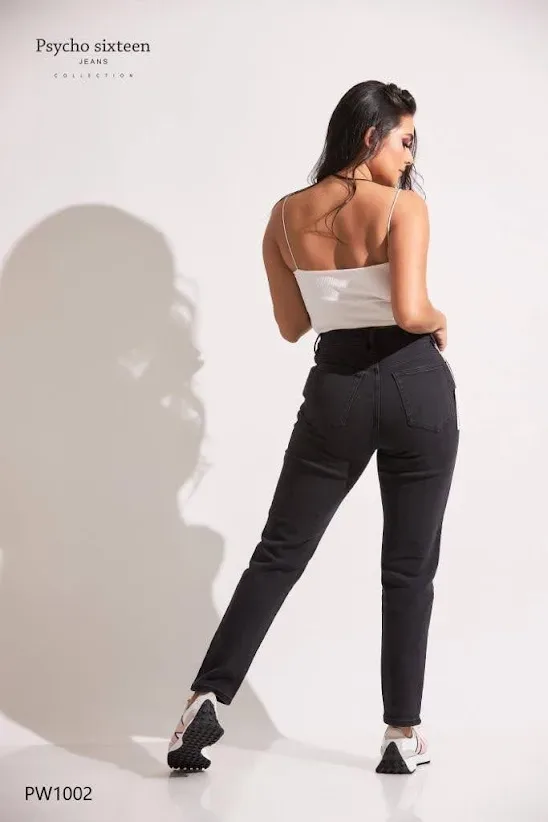 Jeans PSYCHO SIXTEEN para dama mom fit PW1002