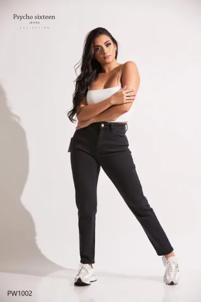 Jeans PSYCHO SIXTEEN para dama mom fit PW1002