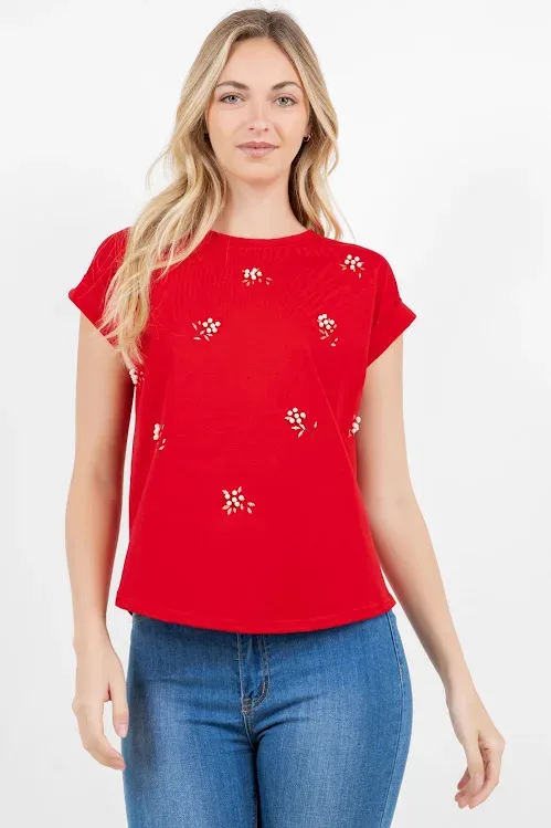 Blusa para dama color rojo