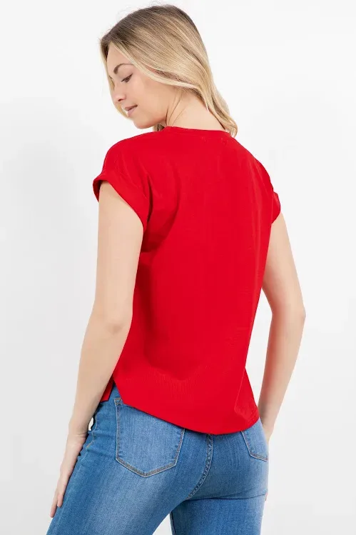 Blusa para dama color rojo