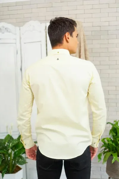 Camisa Hummer para caballero color amarillo