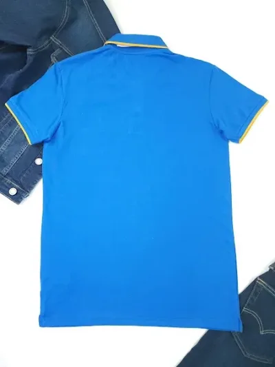 Camiseta Cambrige Polo Club para caballero color azul.