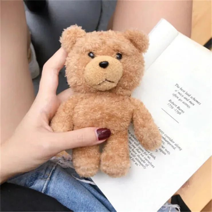 Funda para audifonos con diseño de oso
