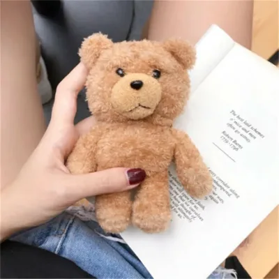 Funda para audifonos con diseño de oso