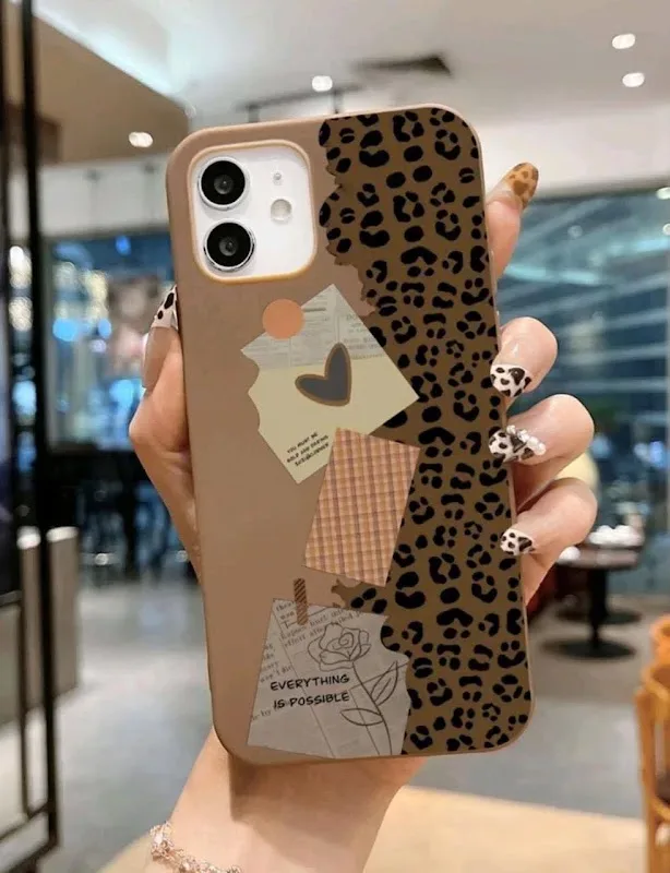 Funda para celular leopardo